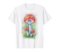 Illustration de Champignon Amanita Muscaria - Fly Agaric Art T-Shirt