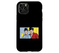 Illustration de Chapeau Melon rétro Pop Art comédique Classique Duo Coque pour iPhone 11 Pro