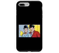 Illustration de Chapeau Melon rétro Pop Art comédique Classique Duo Coque pour iPhone 7 Plus/8 Plus