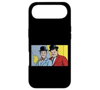 Illustration de Chapeau Melon rétro Pop Art comédique Classique Duo Coque pour iPhone Air