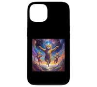 Illustration de Chat inspirée de l'art du surréalisme - Mignon Sauvage Coque pour iPhone 13