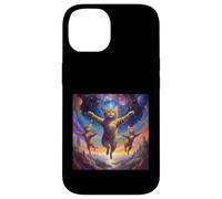 Illustration de Chat inspirée de l'art du surréalisme - Mignon Sauvage Coque pour iPhone 14