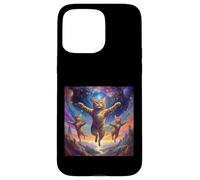 Illustration de Chat inspirée de l'art du surréalisme - Mignon Sauvage Coque pour iPhone 15 Pro Max