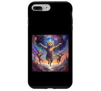 Illustration de Chat inspirée de l'art du surréalisme - Mignon Sauvage Coque pour iPhone 7 Plus/8 Plus