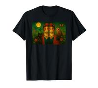Illustration de Chat inspirée par l'art du réalisme Magique - Amusant et Mignon T-Shirt