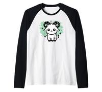 Illustration de chèvre Mignonne avec des Cornes d'amant de la Nature Manche Raglan