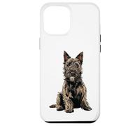 Illustration de Chien Berger Picard Gris Coque pour iPhone 12 Pro Max