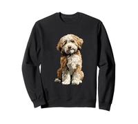 Illustration de Chien Cockapoo Rouge Merle Sweatshirt