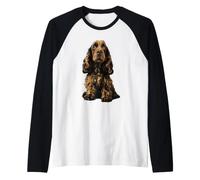 Illustration de Chien Cocker épagneul du Foie Manche Raglan