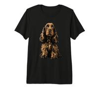 Illustration de Chien Cocker épagneul du Foie T-Shirt Haut de Gamme