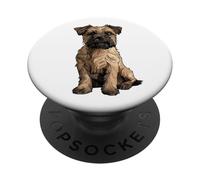 Illustration de Chien Griffon de Bruxelles PopSockets PopGrip Adhésif