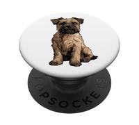 Illustration de Chien Griffon de Bruxelles PopSockets PopGrip Adhésif