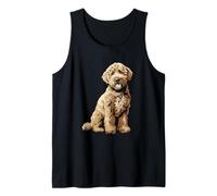 Illustration de Chien Lagotto Romagnolo Blanc cassé Débardeur