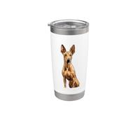 Illustration de chien pharaon Gobelet isotherme en acier inoxydable double paroi