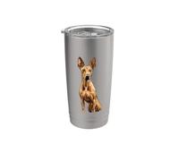 Illustration de chien pharaon Gobelet isotherme en acier inoxydable double paroi