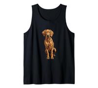 Illustration de Chien Redbone Coonhound Débardeur