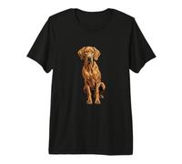 Illustration de Chien Redbone Coonhound T-Shirt Haut de Gamme