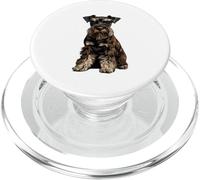 Illustration de Chien Schnauzer Standard PopSockets PopGrip pour MagSafe