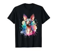 Illustration de Chien Terrier américain sans Poils T-Shirt Graphique avec Valeur