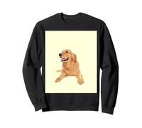 Illustration de Chiot Golden Retriever - Motif Chien Mignon Sweatshirt