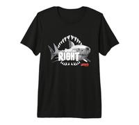 Illustration de Dents de Requin Jaws Quint Was Right T-Shirt Haut de Gamme