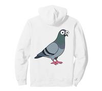 Illustration de Dessin animé de Pigeon de Ville Sweat à Capuche