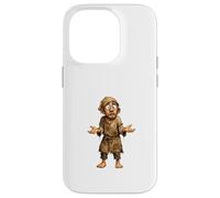 Illustration de Dessin animé Homme pauvre confus Coque pour iPhone 14 Pro