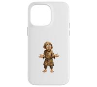 Illustration de Dessin animé Homme pauvre confus Coque pour iPhone 14 Pro Max