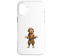 Illustration de Dessin animé Homme pauvre confus Coque pour iPhone 16 Plus