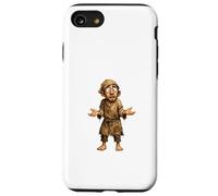 Illustration de Dessin animé Homme pauvre confus Coque pour iPhone SE (2020) / 7/8