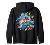 Illustration de fête passionnante des années 80 Sweat à Capuche