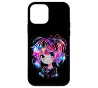 Illustration de Fille animée colorée | Style Chibi Coque pour iPhone 12 Mini