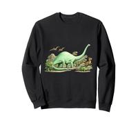 Illustration de Groupe de Dinosaures pour Enfants Sweatshirt