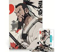 Illustration de Guerrier samouraï Puzzle de 1000 pièces pour Adultes pour développer la logique et la précision Découpe Lente et élégante (50x75cm)