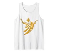 Illustration de Jésus-Christ Ombre à Bras Ouverts Débardeur