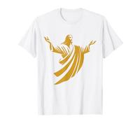 Illustration de Jésus-Christ Ombre à Bras Ouverts T-Shirt