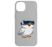 Illustration de Joueur VR Hibou des neiges Mignon Coque pour iPhone 14 Plus