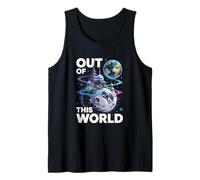 Illustration de la colonie Spatiale du Monde céleste Fantastique Débardeur