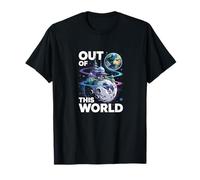 Illustration de la colonie Spatiale du Monde céleste Fantastique T-Shirt
