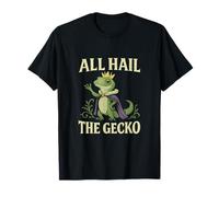 Illustration de la couronne royale de Gecko All Hail the Gecko T-Shirt