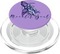 Illustration de la fée de la Lune Violette Moonlit Soul PopSockets PopGrip pour MagSafe