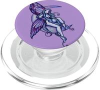Illustration de la fée de la Lune Violette Moonlit Soul PopSockets PopGrip pour MagSafe