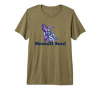 Illustration de la fée de la Lune Violette Moonlit Soul T-Shirt Haut de Gamme