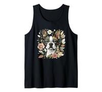 Illustration de la nature botanique de Boston Terrier Débardeur