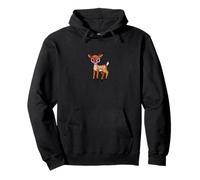 Illustration de la Nature du cerf Fauve dessiné à la Main Sweat à Capuche