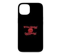 Illustration de la pelote de Laine Rouge If I'm Sitting I'm Knitting Coque pour iPhone 13