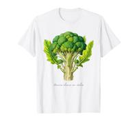 Illustration de la Plante de Brocoli Brassica oleracea var. Italica T-Shirt Graphique avec Valeur