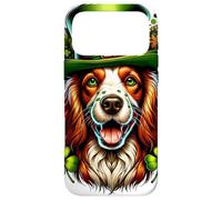 Illustration de la Saint-Patrick épagneul Gallois Springer Coque pour iPhone 17 Pro Max