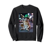 Illustration de la Saint-Patrick Lièvre Irlandais Bling 67 Bière Sweatshirt