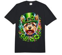 Illustration de la Saint-Patrick Yorkshire Terrier Comfort Colors Adult Heavyweight T-Shirt
